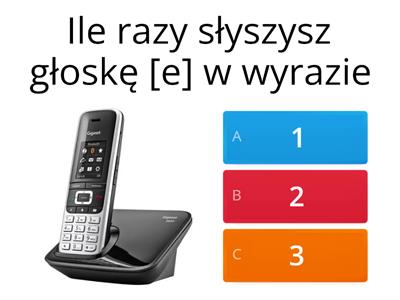 Ile razy słyszysz głoskę... 2