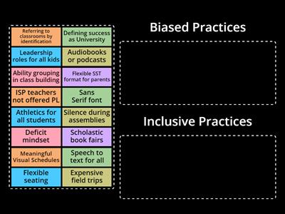 Navigating Bias and Fostering Inclusion Sort