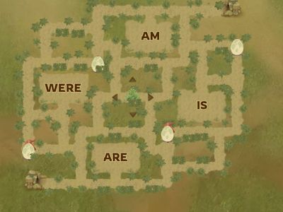 VERB TO BE present, past