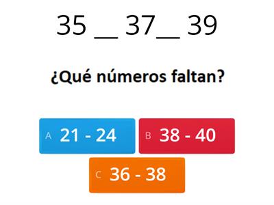 Comparar números hasta el 100