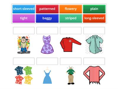 clothes design vocabulary