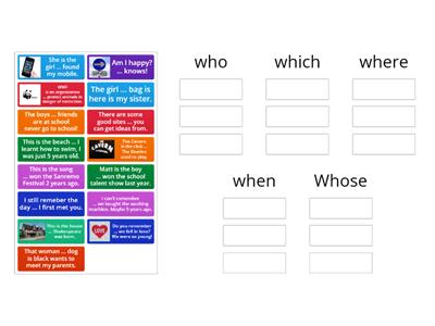  Relative pronouns 