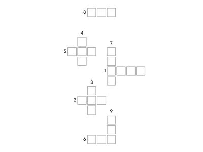 Crossword Gus the Duck Vocabulary