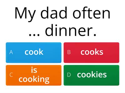 Present Simple VS Present Continuous