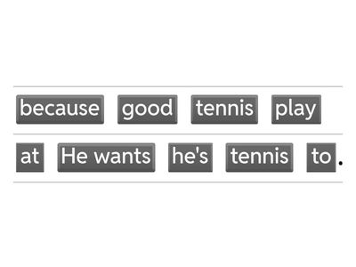WANT/ DOESN'T WANT  GOOD/ NOT GOOD AT