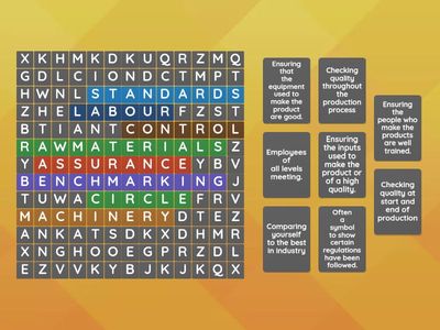 Quality Management Wordsearch