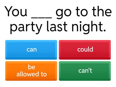 ESL Activity: Modals for Permission