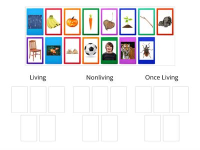 Living, Nonliving, Once Living