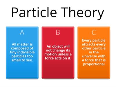 Quiz-Particles in Motion
