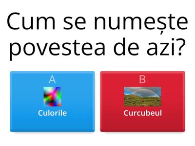 Intrebari din episodul cu Peppa "Curcubeul"