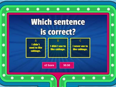 Used to Gameshow Quiz