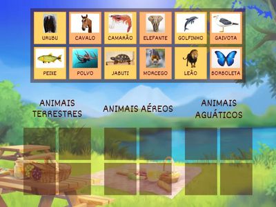 CLASSIFICAÇÃO DOS ANIMAIS