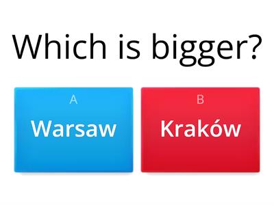 Comparatives and superlatives