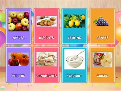 FOOD VOCABULARY OU3 U5