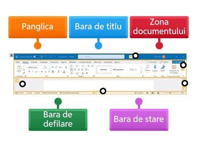  Microsoft Word-Interfata ferestrei