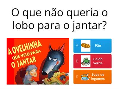 A ovelhinha que veio para jantar - compreensão da história