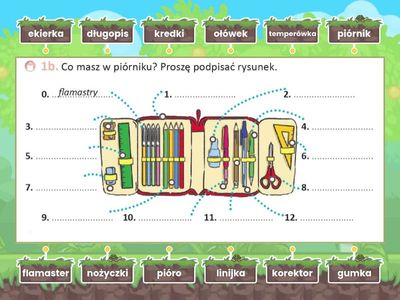 Co masz w piórniku?