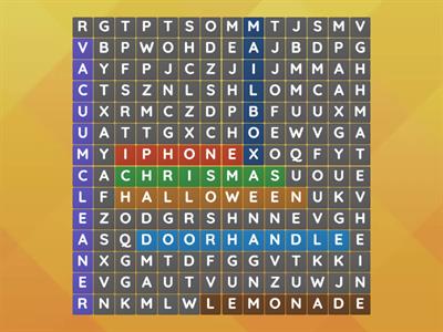 Random wordsearch