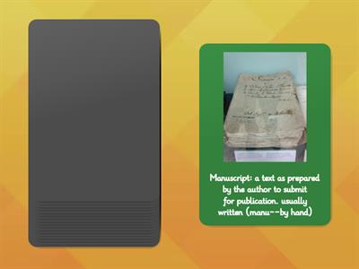 Latin Roots  Tract, Scrib/Script