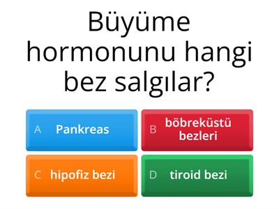 Hormonlar ve İç salgı bezleri 6.Sınıf