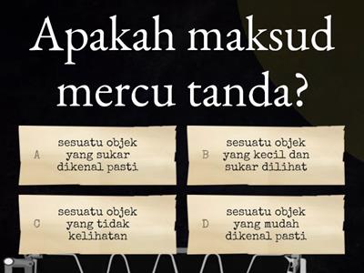 Kuiz Sejarah Tahun 4 : Lokasi Sekolah Saya