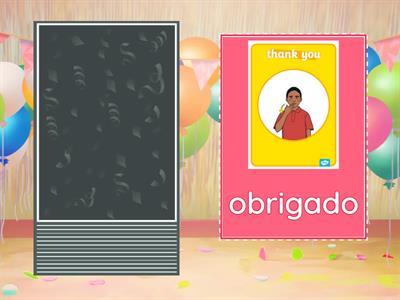 Vocabulário - Auslan