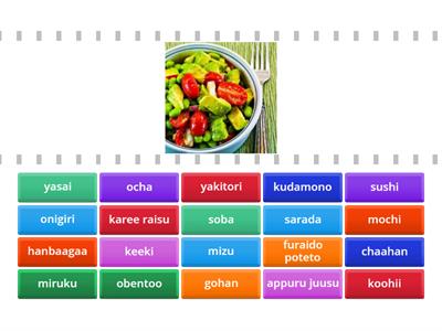 Year 5 Food & Drink Romaji