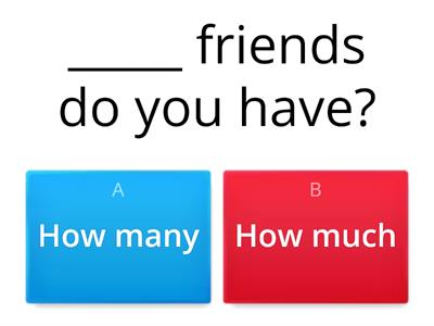 T6B 5 AB.25&26 How many ? or How much? Quiz