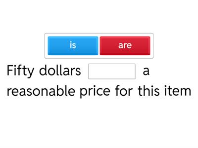 Subject-Verb Agreement