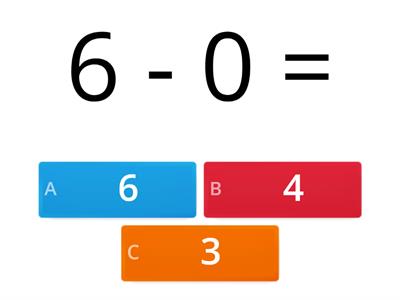 subtract 6 middle level