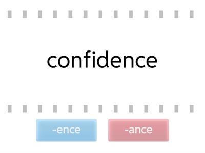 7.2 -ance/-ence
