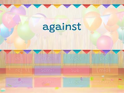 Prefixes