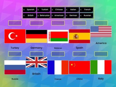 Countries and Nationalities 3-4 