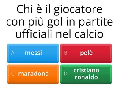 Quiz sul calcio
