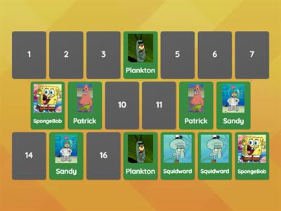 SpongeBob Memory Game 10