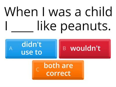 Used to/ would (Gateway B2 Unit 2 )