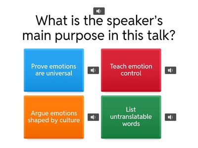 Understanding Emotions and Language