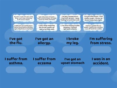 Outcomes health problems 2