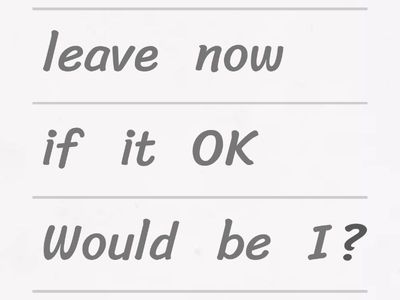 Asking for permission