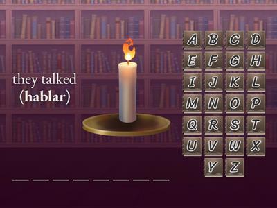 Preterit Hang-Man Game