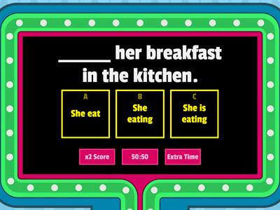 Present Continuous Tense