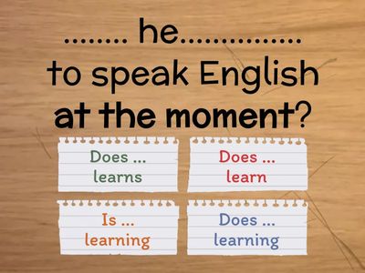 Simple Present & Present continuous 