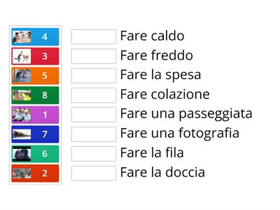 Espressioni con il verbo "FARE"