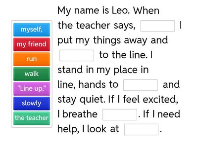 Social Stories: Lining Up