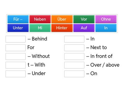 ﻿Common Prepositions: