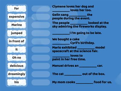 (10) Parts of Speech