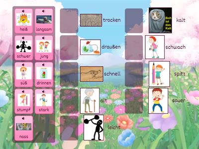 Gegensätze Vorschule