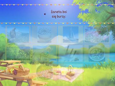 Głoska Ż / RZ zdania śródgłos