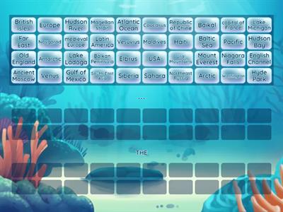  Articles with geographical names