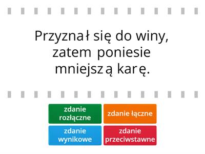 Zdania złożone współrzędnie